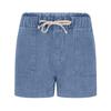 Elastic Waist Drawstring Women's Denim Shorts - Trendy European and American Style
