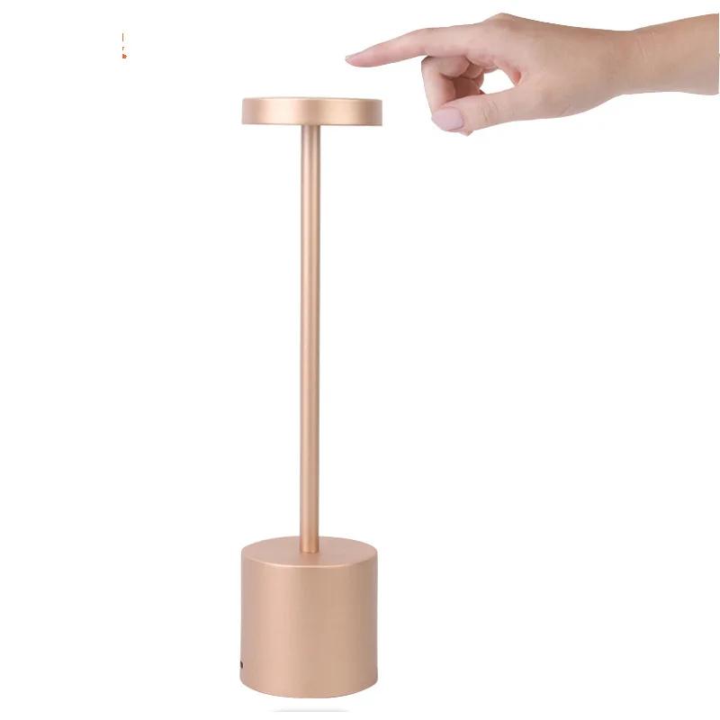 Touch Led Bar Table Light for Bedroom Bedside Coffee Store Restaurant Industrial Deco Lighting Fixture Modern Dimmable Desk Lamp