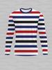 Men's Women's Long Sleeve Stripe Print T-Shirt Casual Wear Long Sleeve Top for Outdoor and Daily Wear T-shirt Pullovers