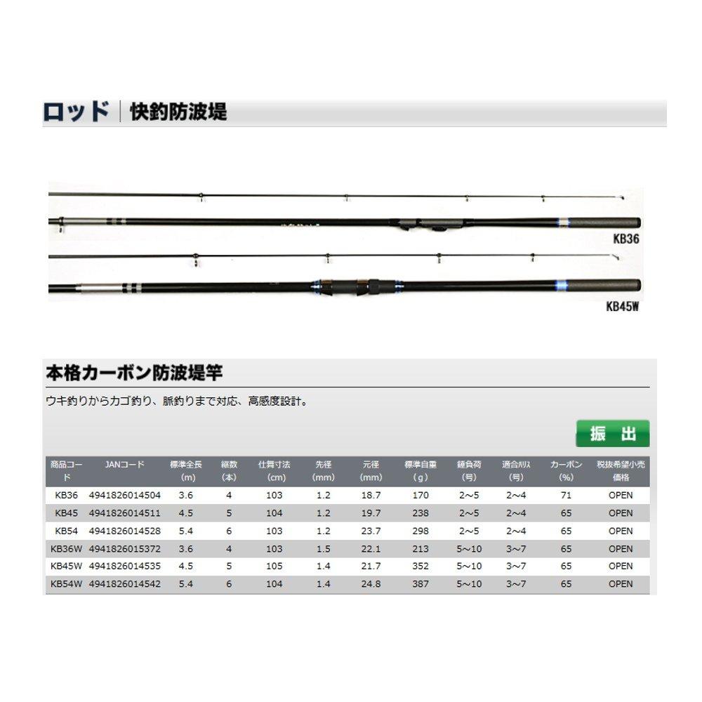 Osaka Fishing Tackle Kaitsu Breakwater 360 Distance Cast KB36W (OGK)