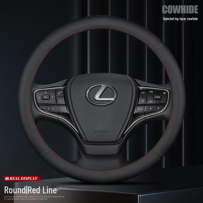 Lexus NX/ES/RX Äkta Läder Rattöverdrag