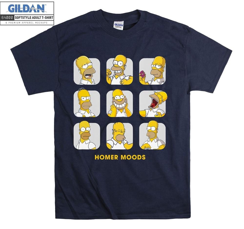 

Homer Simpson Moods T-shirt Gift Hoodie T shirt Men Women Unisex 6936 XL