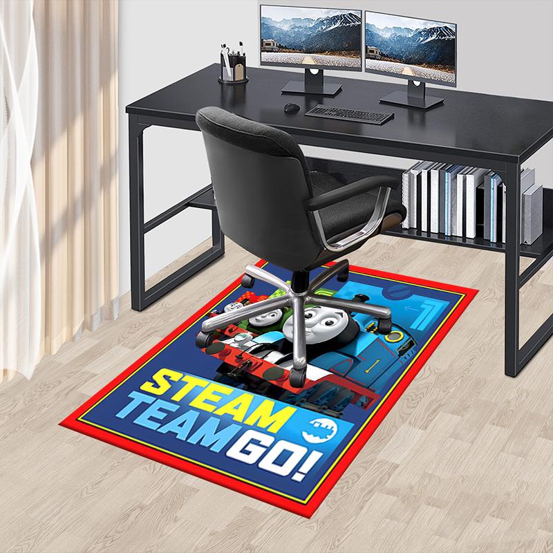 1pc Thomas Friends Thomas Way Carpet for Playroom Bedroom Living Room Sofa Home Decor,kids Game Area Rug Non-slip Floor Mat Y73045
