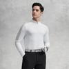 FILA Golf Series Minimalist Stylish Casual Sports Comfortable Long Sleeve T-Shirt Men tops Jade-White A11M615212FWT