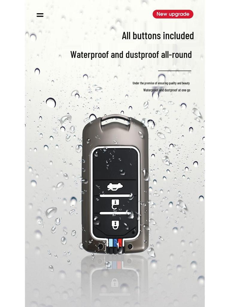 Acura CDX MDX RDX ZDX ILX RLX Key Fob Metal Case with Buckle