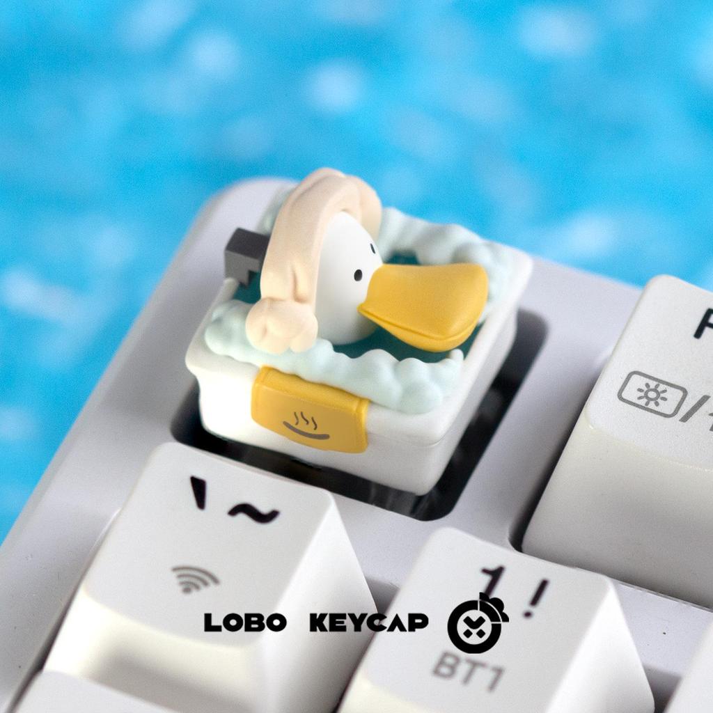 Siam Li Pu Translucent Resin Keycap: Cute, Creative, Custom ESC Key for Mechanical Keyboards