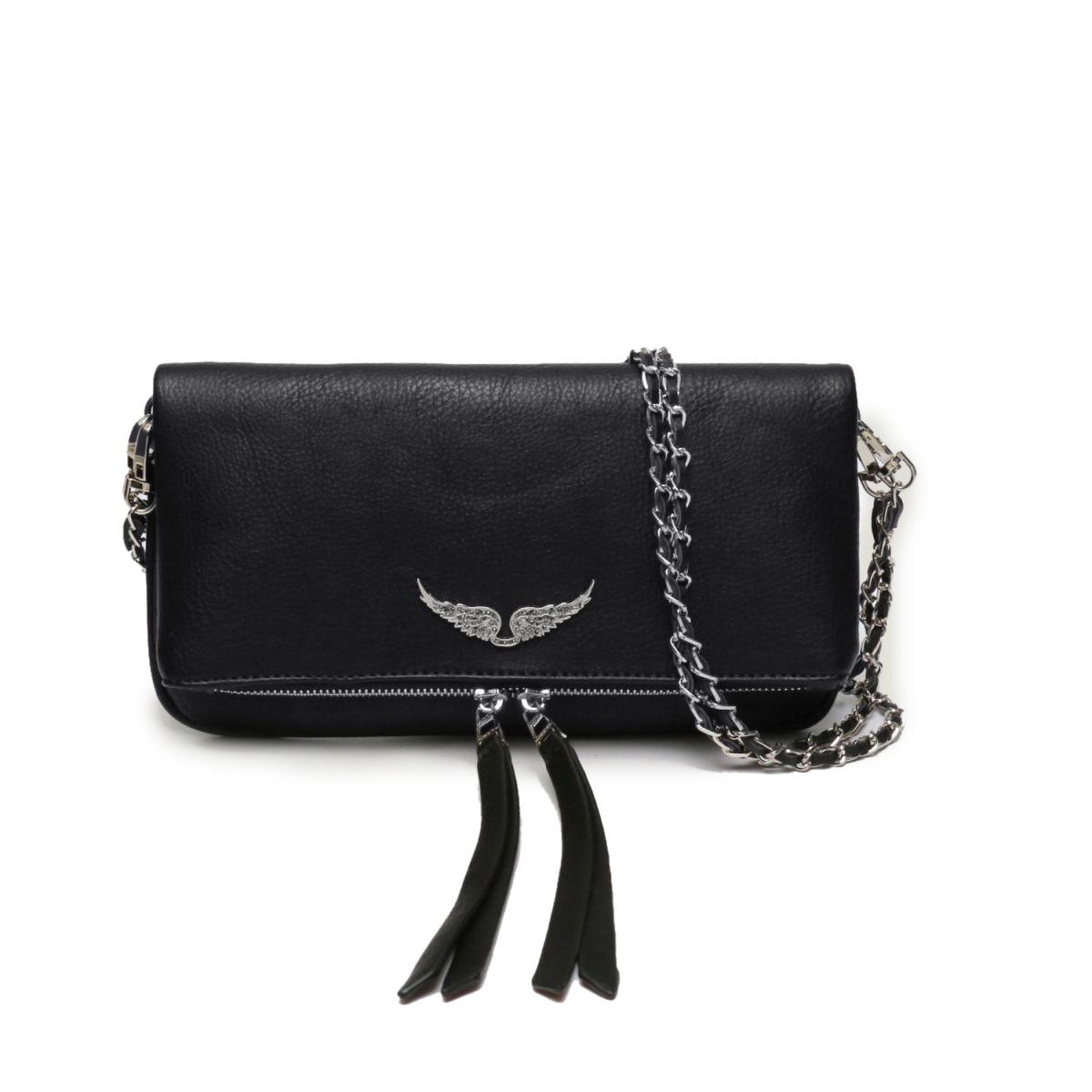 

Женская сумка кроссбоди из натуральной кожи Black Wings с цепочкой 15x27
