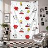 Wall TapestrySnoopy Peanuts Art Hanging Cloth Decorative Background Cover for Room Decoration