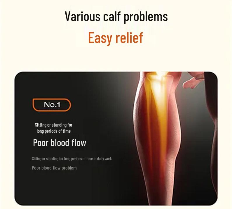 Multi-functional Air Pressure & Vibration Leg Massager with Heat