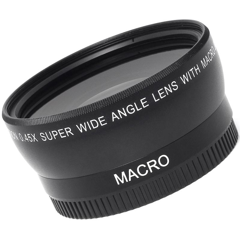 RYH 37mm 43mm 46mm 49mm 52mm 55mm 58mm 62mm 67mm 72mm Objektiv Širokoúhlý Konverzní Širokoúhlý Objektiv Fotoaparátu S Makro Objektivem