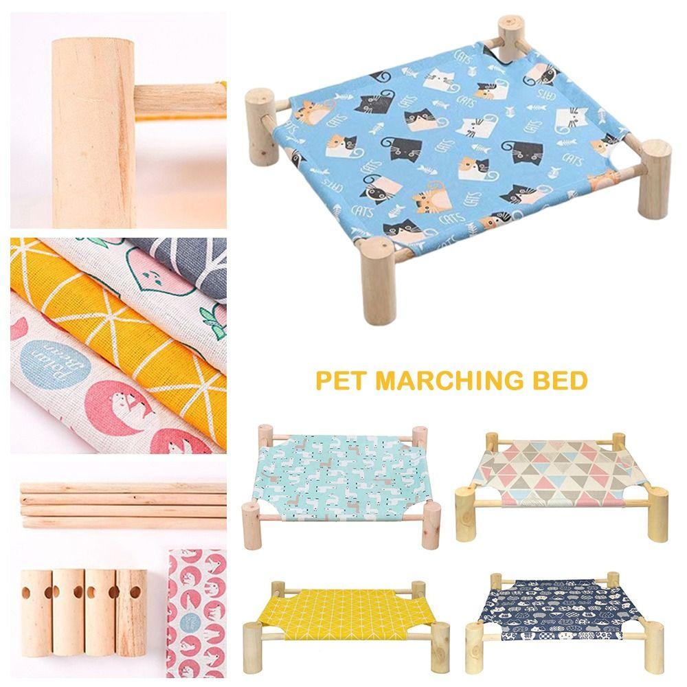

All Year Round Usable Cat Bed Wooden Dog Bed Fashion Hammock Summer Cat
