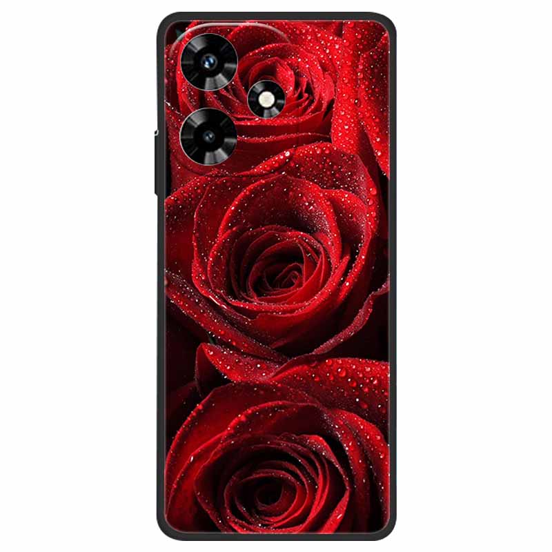 For Infinix Hot 30 Case Shockproof Soft Silicone TPU Phone Cover For Infinix Hot 30 4G 5G X6831 Back Cases Cute Cartoon Fundas