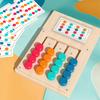 Montessori Preschool Learning Toys, Slide Puzzle Board, Educational Toys Shape Color