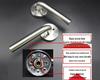 American-Style Stainless Steel Keyless Bathroom Lever Lock with Brake