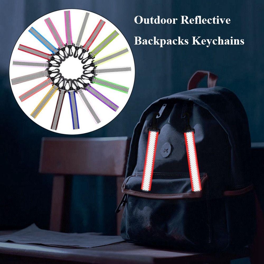 High Visibility Safety Straps 17 Styles Outdoor Reflective Keychains  Outdoor Tool