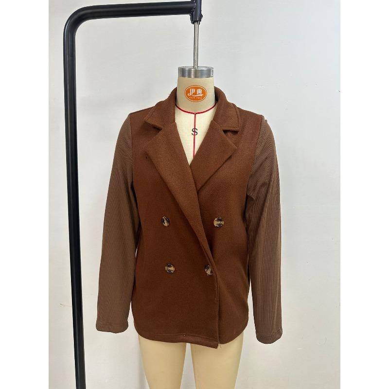 Spring and Autumn Women's Fashion Elegant Jackets Solid Color Casual Loose Jackets Winter Retro Jackets Autumn Tops