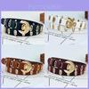 Pu Leather Womens Punk Hollow Casual Belt With Alloy Buckle For Fashion Jeans And Office Wear
