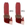 Holiday Chair Feet Cover Ornament Christmas Table Chair Leg Covers Caps for Home Living Room Holiday Christmas Party Decoration