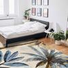 Palm Trees Washable Area Rugs Nature Vintage Watercolor Tree Non Slip Rugs for Living Room Bedroom, Low Pile Floor Mat Large