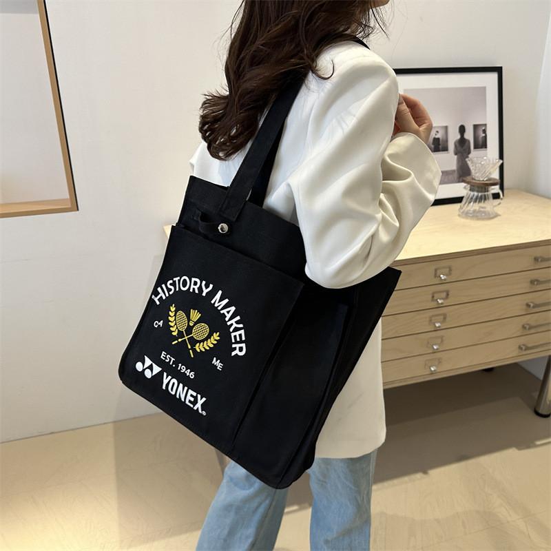Stilvolle Retro-Tragetasche mit großem Fassungsvermögen für Studenten, aus weichem Canvas-Stoff mit Reißverschluss
