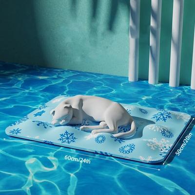 Esterilla refrescante para perros, cama fría de verano para mascotas, extragrande, para perros pequeños y grandes, accesorios para mascotas, manta duradera para gatos, manta de hielo para gatos