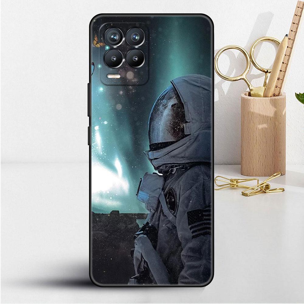

Чехол для Realme 8 C21y GT Neo 2 3 8i C21 7 C11 6 C12 C35 C3 GT 9 Pro C12 Master Funda Phone Cover Astronaut Cosmic Planet Realme 8i