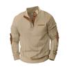 Men S Casual Stand Collar Long Sleeve Pullover Sweatshirt
