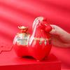 Instant Wealth Ceramic Zodiac Horse Money Box - Office & Home Gift