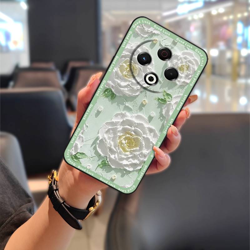 Soft case TPU Phone Case For Tecno Spark30 4G/KL6 Cute Back Cover Phone Pouch Waterproof Durable Oil Painting Full wrap