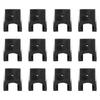 Wall Mounted Billiard Cue/Fishing Rod Holder (12 Clips) Simple Storage System