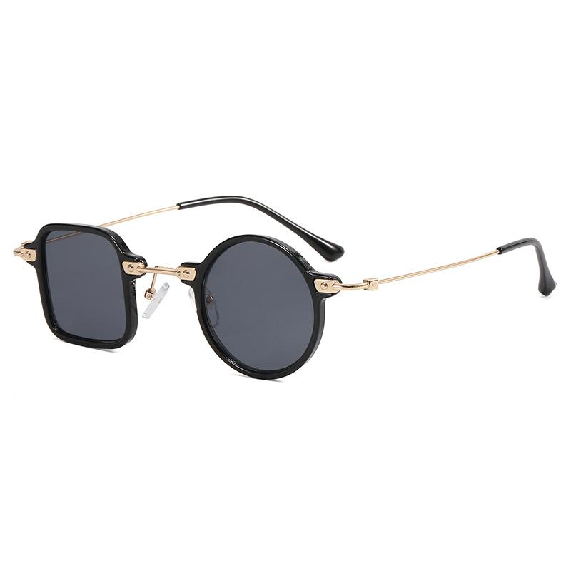 Fashion Trendy Woman Sun Glasses  Material Irregular Shape Sunglasses Men Punk Stylish Vintage Sunglasses