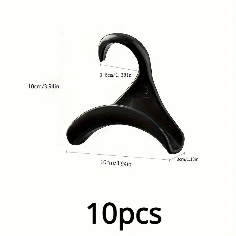 10pcs Widen Multipurpose Hangers Connection Hook Space Saving Hat Silk Scarf Shawls Handbag Hanging Rack Wardrobe Organizer