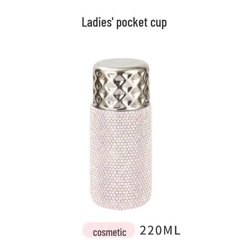 OEING Diamond Lipstick Titanium Water Bottle