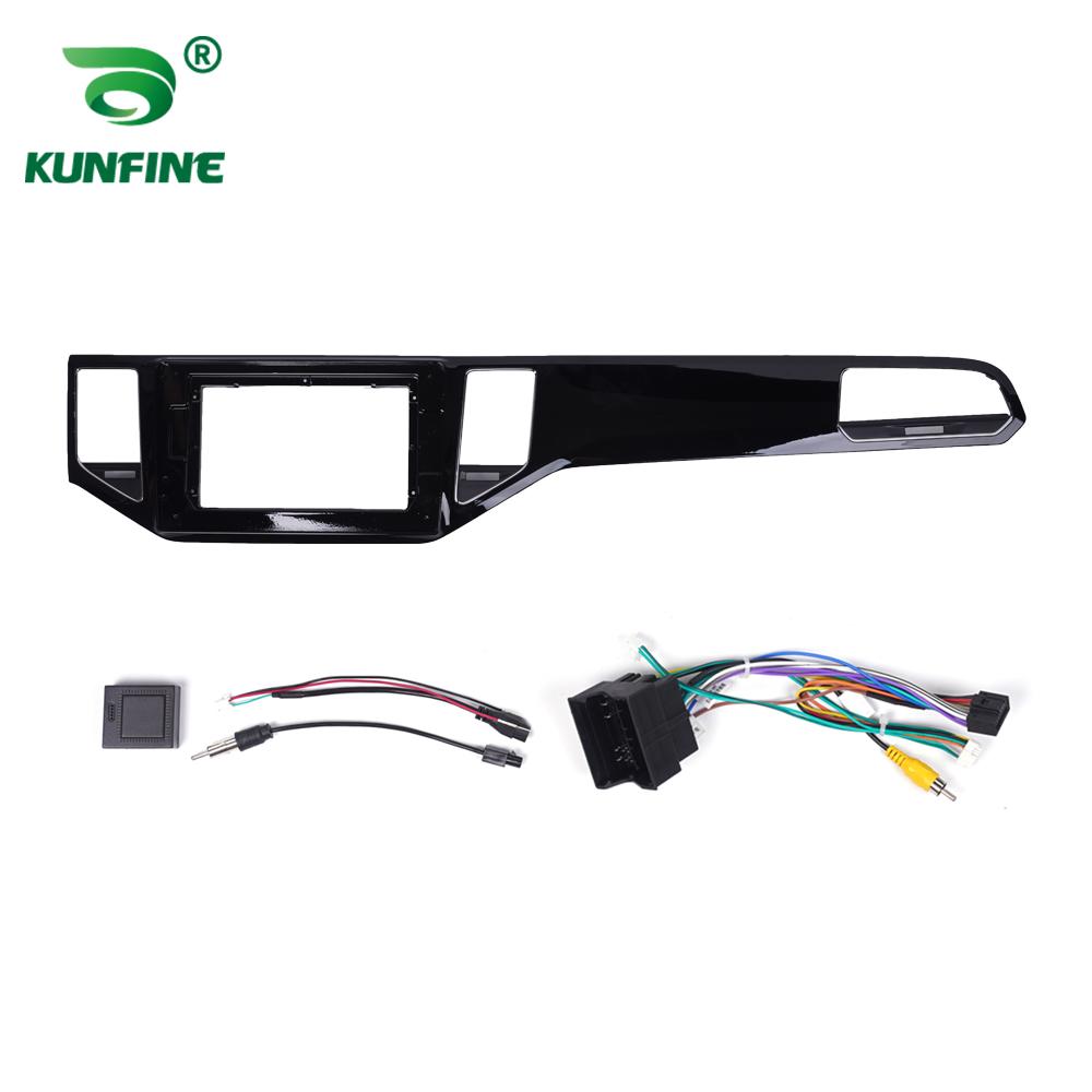 Car GPS Navigation Stereo For VW GOLF SPORTSVAN 2016-2019 Radio Fascias Panel Frame Fit 2Din 10 inch In Dash headunit screen