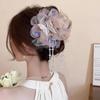 Tassel Grasping Clip Mesh Shark Clip Fashion Hair Claw  Headwear