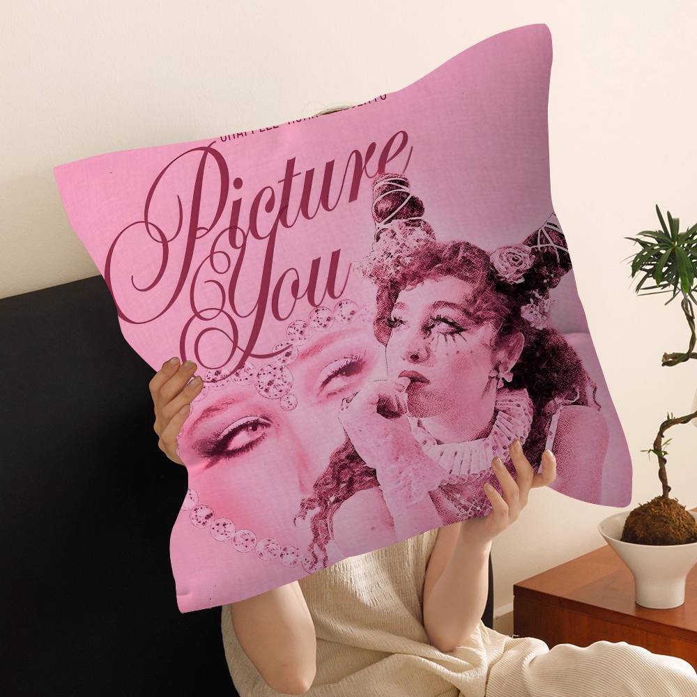 Chappell Roan Singer 45*45cm Cushion Cover Pillow Cover Decor Pillowcase Home Pillowcase for Couch Pillow