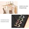 Folding Clothes Hanger With Anti Slip Clips And Space Saving Design Perfect For Travel Home Dorm Clothing Storage