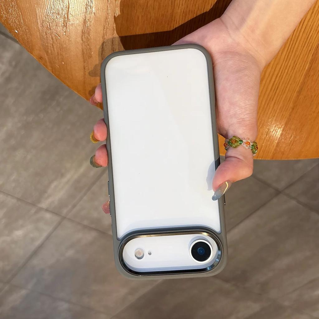 Transparent Silicone Frame Bumper Case For iPhone 17 Air 16 16E 15 14 13 12 Mini 11 Plus Pro Max Lens Ring Protective Hard Cover