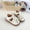 Kids Princess Sandals Comfortable Sweet Lace Beading Bows Girls Beach Shoes Toes Capped  Summer New Children Fashion Shoes