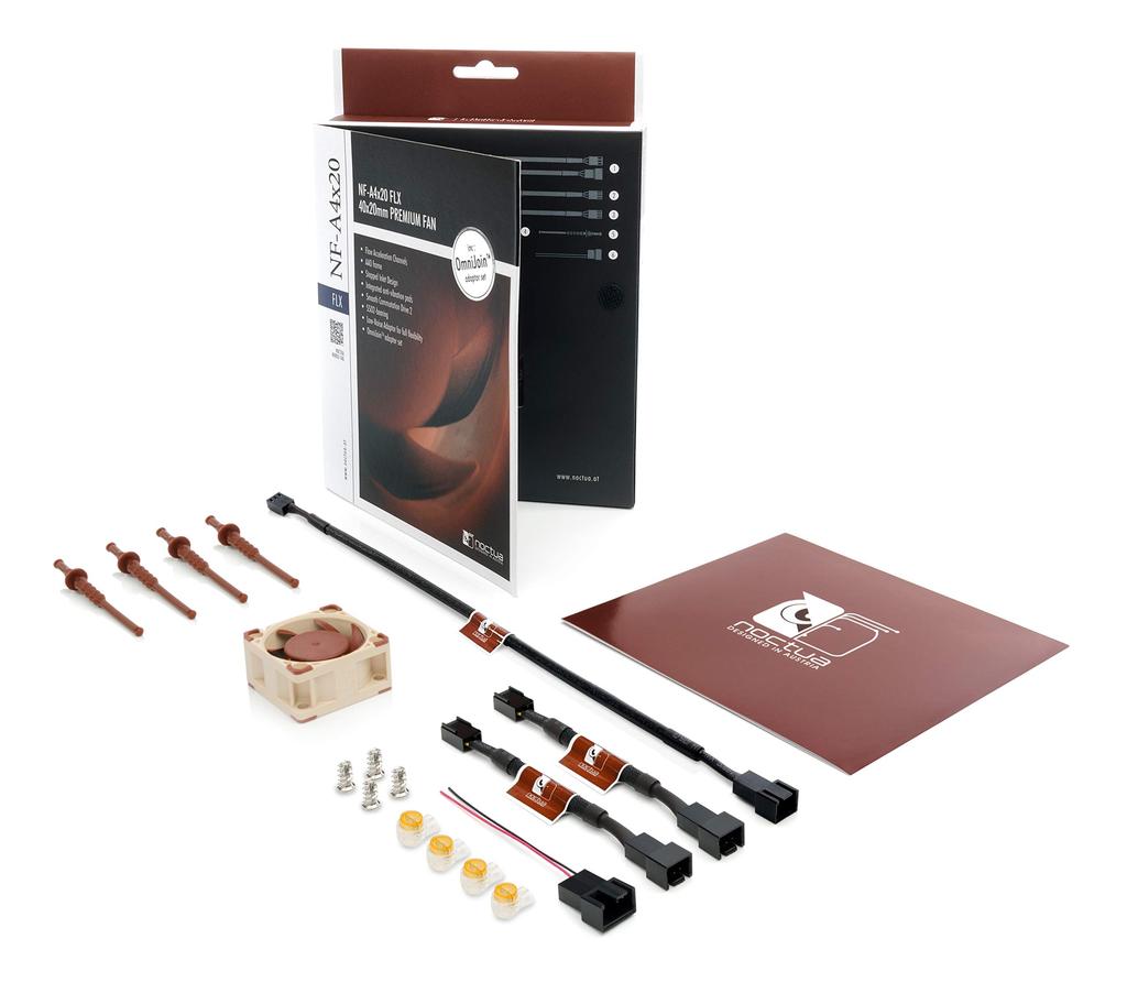Noctua NF-A4x20 FLX 40mm 3-pin Fan, 20mm Thick, Cooling Fan, Case Fan