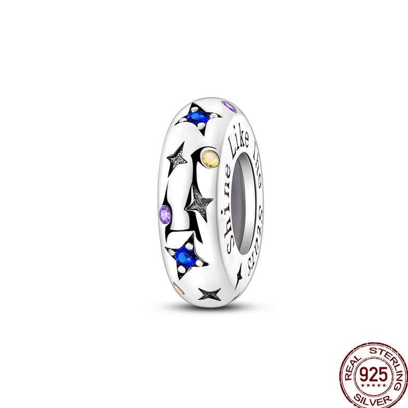 Genuine Copper Clasp Closure Cz Pave Clip Charms Daisy Bead Stopper Safety Chain Accessory Fit 3Mm Bangle Bracelet Fine Jewelry Clip