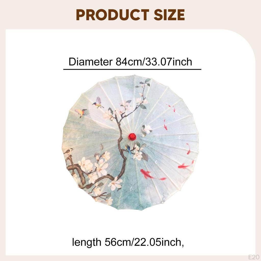 Chinese Oil Paper Umbrella, Handmade Decorative Umbrella for Japanese Classical Dance,