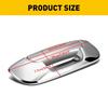 Tailgate Rear Handle Door Cover Bezel Trim Chrome For Dodge 2002-2008 Ram 1500 V