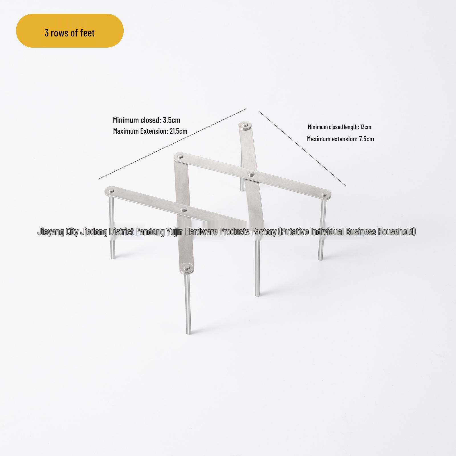 Регулируемая телескопическая полка для хранения и сушилка для посуды из нержавеющей стали