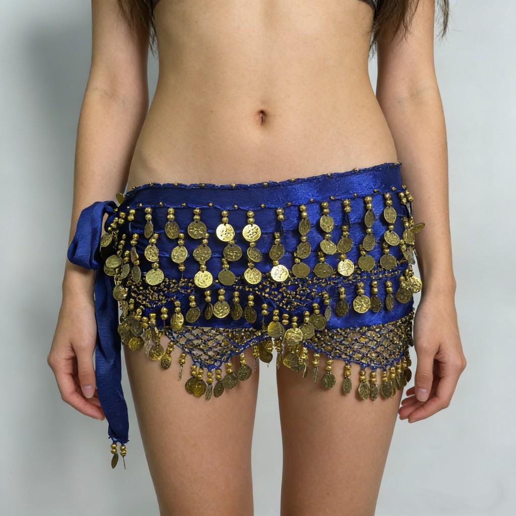 New Style Indian Dance Waist Chain: 5-Layer Beginner Belt with Three Rows and Two Corners