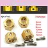 Heavy Brass Widening Hex Hubs For 1/10 Rc Crawler Traxxas Trx-4 With Superior Quality