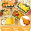 Comida de Simulação para Brincar Comida Squishy Brinquedos de Apertar para Crianças Conjuntos de Comida TPR Descompressão Beliscão Brinquedo Engraçado Ventilação Estresse Jogo Presentes