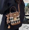 Fashion Female Bag with Zipper Small Bags for Women Luxury Designer Leather Bucket Shoulder Bag