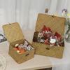 Classic and Retro Seaweed Woven Storage Boxes, Various Bath Towels and Cosmetic Containers, Storage Basket Handicrafts