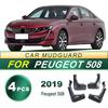 Schutzbleche Gummi Schmutzfänger für 2019 Peugeot 508